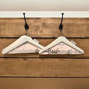 David Tutera White Bride and Bridesmaid Hangers